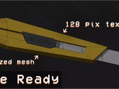 25 PSX Tools bundle Free low-poly 3D model