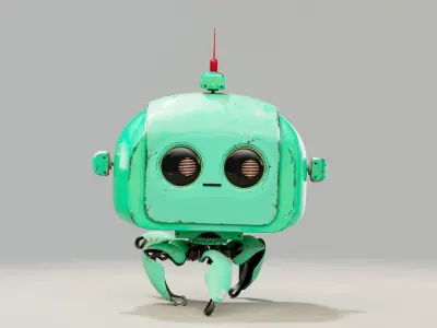 Cute Robot(1) 3D model
