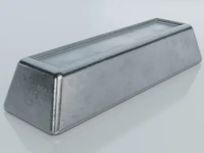 Resources Pack - Ingots Low-poly 3D model