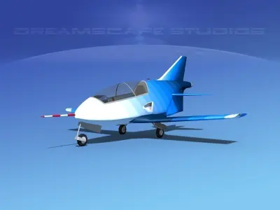 Bede BD-5J Microjet V03 3D model