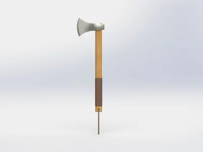 WG 7014 - Axe v1 Low-poly 3D model