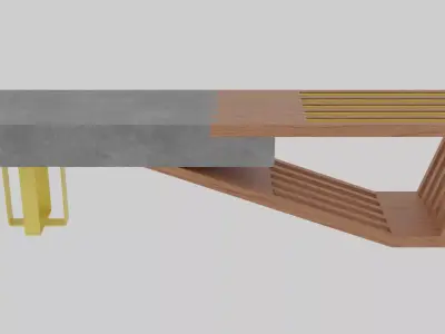 Assorted Furniture Set Low-poly 3D model