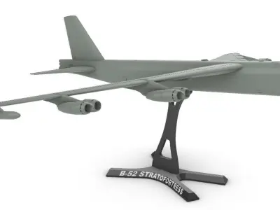 B-52 Stratofortress 3D print model