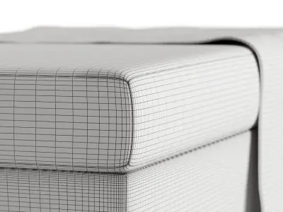 Bench Free 3D model 5