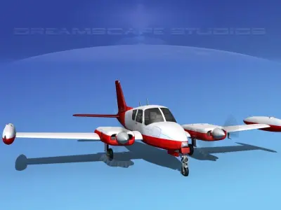 Cessna 310 V14 3D model