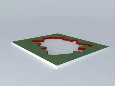 Garden Pond Free 3D model