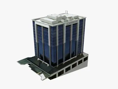 Boeing House Low-poly 3D model