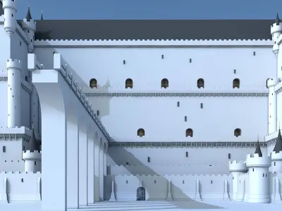 Fantasy Castle 004 3D model