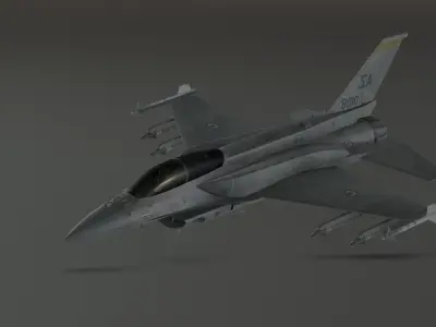 F16 - S Original Low-poly 3D model