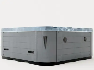 Neptunus Spabad 94 Jets Dark 6 People Low-poly 3D model