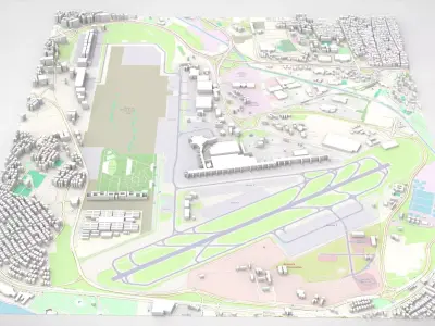 Istanbul Ataturk Airport 3D model