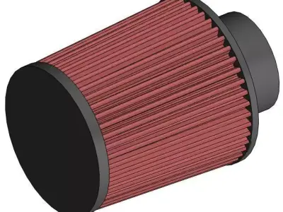 Cone Air Filter Free 3D model