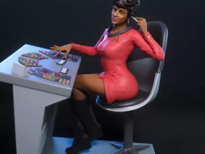 Lt Uhura from Star Trek 3D print model