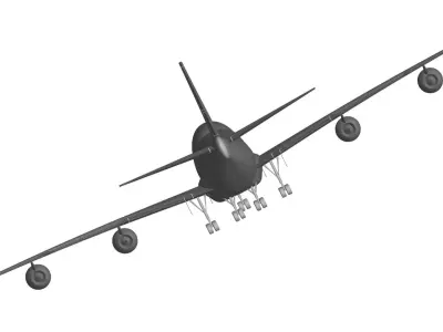 Boeing 747-400 3D model