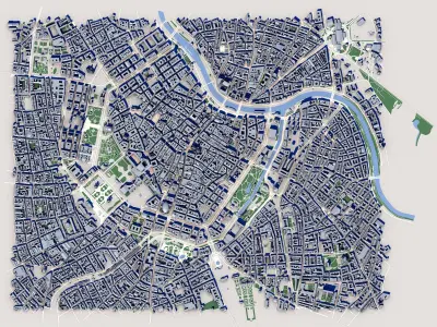 Vienna City Austria 3D model