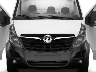 Vauxhall Movano Van L4H2 HQInterior 2021 3D model