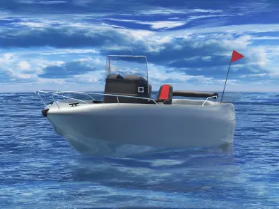 Motor Boat  3D model