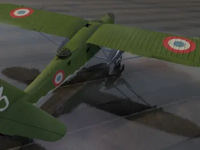 Potez 540 3D model