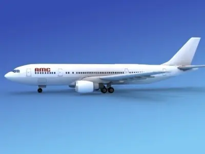 Airbus A300 AMC 3D model
