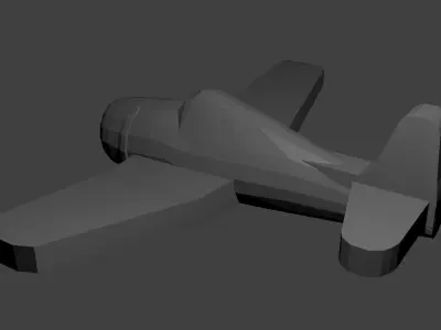 US F6F Hellcat Fighter Aircraft Free 3D print model