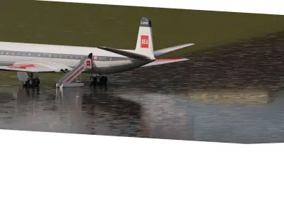 De havilland comet 3D model