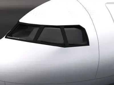 Airbus A320 Template v2 3D model