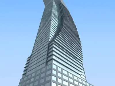 3D Building 84 3D model