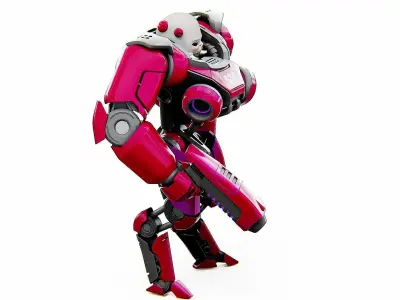 CYBORG ALIEN X-50 Rigged for Unreal Engine - Unity - MIXAMO 3D model