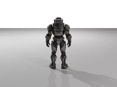 Futuristic Soldier 3D model order