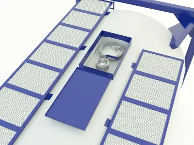 container tank 3d model 3D model