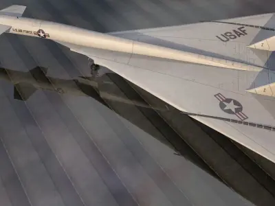 North American XB-70 Valkyrie 3D model