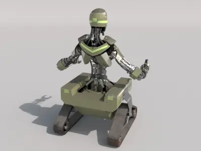 army robot 3D model