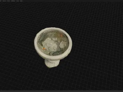 Bird Bath Free 3D model
