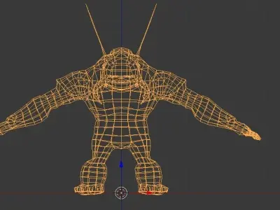 Umber Hulk Low-poly 3D model