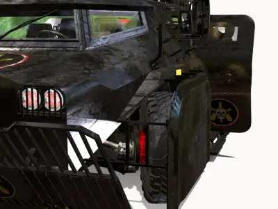 CONCEITO KAWE 4X4 BOPE Low-poly 3D model