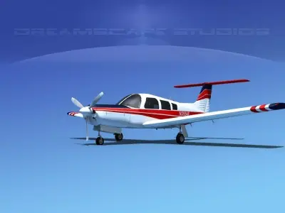 Piper PA-28R-201 Arrow III V02 3D model