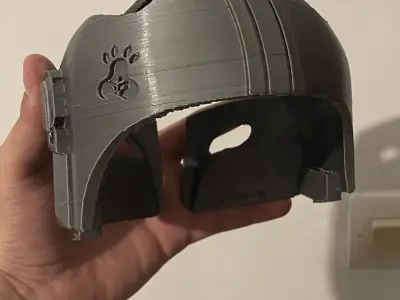 Mandalorian Cat Helmet 3D print model purchase