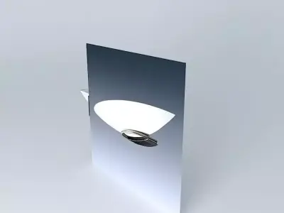 THORN Gino Wall Uplight Half-shade Free 3D model