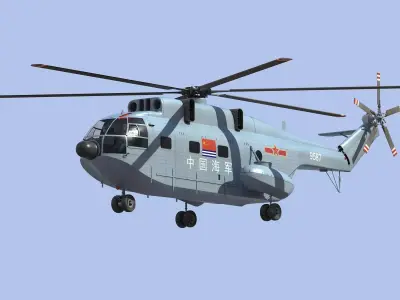 Changhe Z-8 3D model