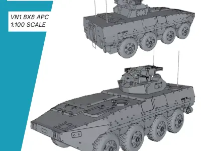 VN1 8x8 APC 3D print model