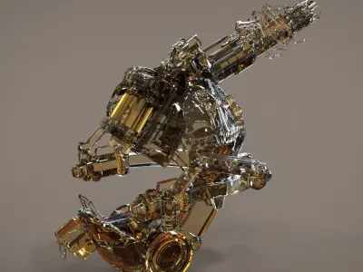 Rocket Cannon 3D model