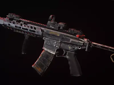 STRIKER  Low-poly 3D model