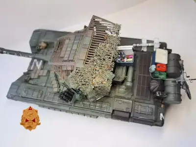 MODERN DAY TANK ACCESSORIES PACK 3D model