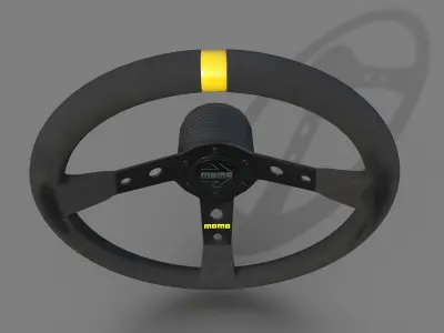 MOMO Mod 07 Low-poly 3D model