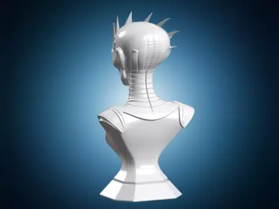 Alien Queen Bust 3D Print Model 3D print model