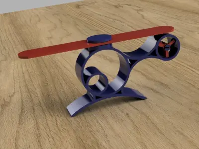 Helicopter child 3D print model