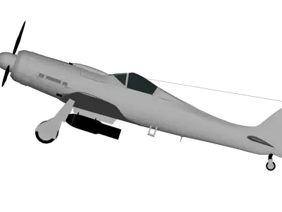 Focke-Wulf fw-190-d 3D model