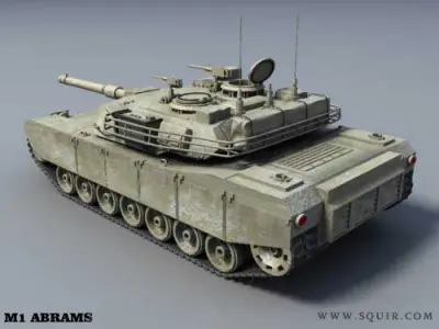 A1M1 Abrams 3D model