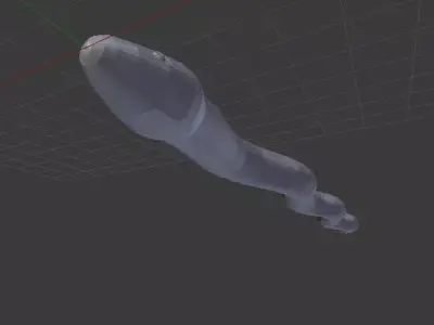 Low Poly Snake Low-poly 3D model