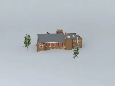 House of Worship Free 3D model